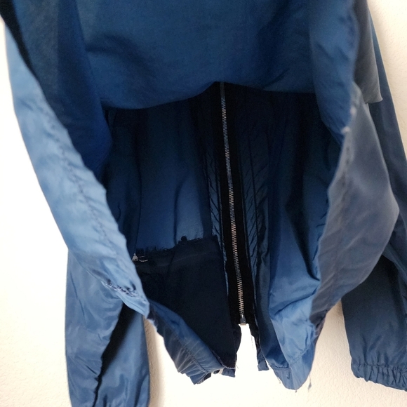 VINTAGE x UNIVERSITY OF WISCONSIN 70s nylon windbreaker in Navy XL‎ - Picture 8 of 11